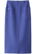 【アルアバイル/allureville】のカラーメルトン釦付キタイトスカート ブルー|ID: prp329100003009273 ipo3291000000036544123