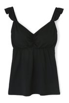 【レイール/Reir】の【Reir Beach】JL NAIRトップス 人気、トレンドファッション・服の通販 founy(ファニー) ファッション Fashion レディースファッション Fashion for Women トップス・カットソー Cut & Sew Tops キャミソール&ノースリーブ Camisoles & Sleeveless Tops シャツ・ブラウス・オフィスカジュアル Elegant Blouses & Button-Ups ロングTシャツ・Tシャツ Longline T-Shirts & Tees カットソー・ベーシックTシャツ Cut-and-Sewn Tops / Stretch Tees & Basics おすすめ Recommended / Our Picks なめらか Smooth, Silky Texture ガーリー Girly, Feminine Style キャミソール Camisole, Spaghetti Strap Top タンク Tank Top, Sleeveless Top フィット Fit, Slim Fit フリル Frill, Ruffle メッシュ Mesh, Net Fabric 水着 Swimsuit, Swimwear thumbnail ブラック|ID: prp329100003014142 ipo3291000000036678011