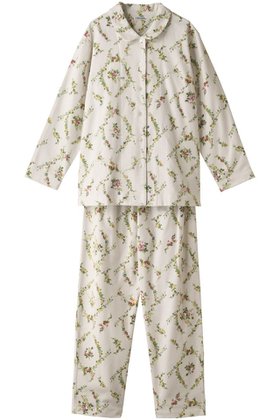 【イクコ/IKUKO】の綾ネル花柄プリント 襟付きパジャマ 人気、トレンドファッション・服の通販 founy(ファニー) ファッション Fashion レディースファッション Fashion for Women おすすめ Recommended / Our Picks セットアップ Set-Up, Coordinated Outfit ターバン Turban, Headband パジャマ Pajamas, Sleepwear フェミニン Feminine, Girly フラワー Flower, Floral プリント Print, Printed Pattern A/W・秋冬 Autumn/Winter |ID:prp329100003014149
