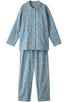 【イクコ/IKUKO】の綾ネル花柄プリント 襟付きパジャマ 人気、トレンドファッション・服の通販 founy(ファニー) ファッション Fashion レディースファッション Fashion for Women おすすめ Recommended / Our Picks セットアップ Set-Up, Coordinated Outfit ターバン Turban, Headband パジャマ Pajamas, Sleepwear フェミニン Feminine, Girly フラワー Flower, Floral プリント Print, Printed Pattern A/W・秋冬 Autumn/Winter thumbnail ブルー|ID: prp329100003014149 ipo3291000000032832080