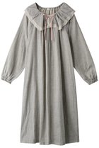 【イクコ/IKUKO / GOODS】の杢糸ダブルガーゼ ビックカラーネグリジェ 人気、トレンドファッション・服の通販 founy(ファニー) ダブル Double, Double-Breasted パジャマ Pajamas, Sleepwear リボン Ribbon, Bow レース Lace, Lace Fabric thumbnail ライトグレー|ID: prp329100003014157 ipo3291000000032832134