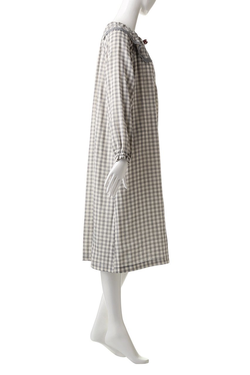 【イクコ/IKUKO / GOODS】の杢糸ダブルガーゼ ビックカラーネグリジェ 人気、トレンドファッション・服の通販 founy(ファニー) ダブル Double, Double-Breasted パジャマ Pajamas, Sleepwear リボン Ribbon, Bow レース Lace, Lace Fabric other-3|ID: prp329100003014157 ipo3291000000032832138