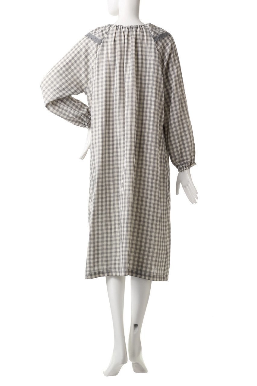 【イクコ/IKUKO / GOODS】の杢糸ダブルガーゼ ビックカラーネグリジェ 人気、トレンドファッション・服の通販 founy(ファニー) ダブル Double, Double-Breasted パジャマ Pajamas, Sleepwear リボン Ribbon, Bow レース Lace, Lace Fabric other-4|ID: prp329100003014157 ipo3291000000032832139