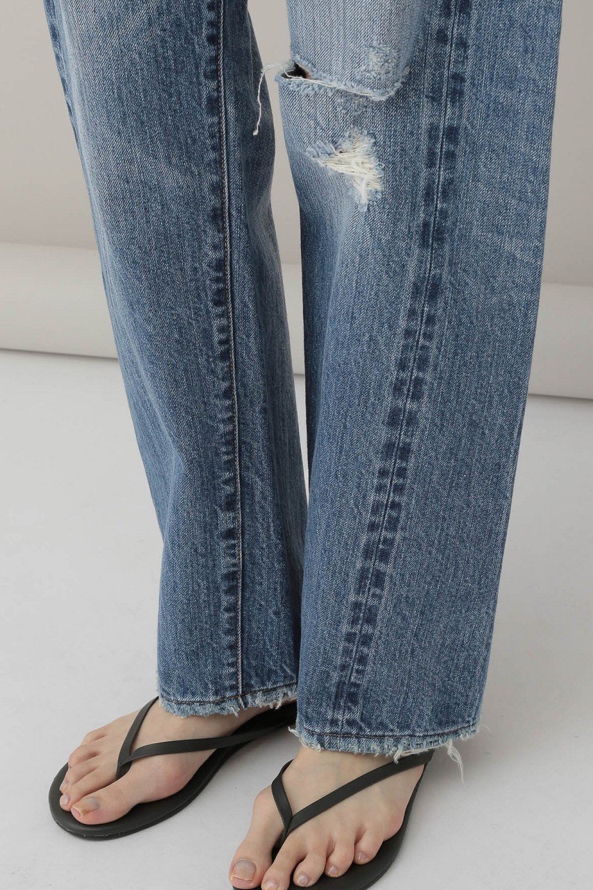 【カレンソロジー/Curensology】の〈&RC〉セルビッチクラッシュデニムパンツ 人気、トレンドファッション・服の通販 founy(ファニー) 　ファッション　Fashion　レディースファッション　WOMEN　パンツ　Pants　デニムパンツ　Denim Pants　カットソー　Cut And Sew　シンプル　Simple　デニム　Denim　ハンド　Hand　パターン　Pattern　ポケット　Pocket　再入荷　Restock/Back In Stock/Re Arrival　おすすめ　Recommend　other-6|ID: prp329100003016848 ipo3291000000031421318