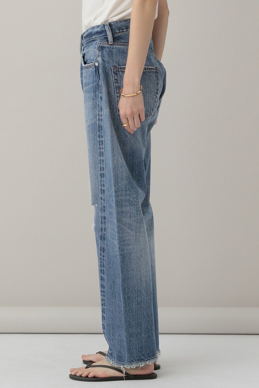 【カレンソロジー/Curensology】の〈&RC〉セルビッチクラッシュデニムパンツ 人気、トレンドファッション・服の通販 founy(ファニー) 　ファッション　Fashion　レディースファッション　Fashion for Women　パンツ　Pants & Trousers　デニムパンツ・ジーンズ・美脚デニム　Denim Jeans & Pants　カットソー　Cut and Sewn Top　シンプル　Simple, Minimal　デニム　Denim, Jeans Material　ハンド　Hand, Handmade　パターン　Pattern, Design Print　ポケット　Pocket, Pocket Detail　おすすめ　Recommended / Our Picks　other-2|ID: prp329100003016848 ipo3291000000035830736