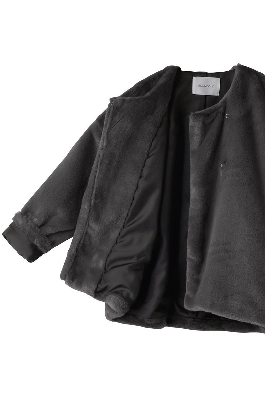【ミディウミソリッド/MIDIUMISOLID】のfur blouson ブルゾン 人気、トレンドファッション・服の通販 founy(ファニー) 　ファッション　Fashion　レディースファッション　Fashion for Women　アウター　Coat / Outerwear Collection　レディースジャケット・軽アウター　Jackets　ブルゾンジャケット・スポーティアウター　Blouson Jackets　シンプル　Simple, Minimal　ジャケット　Jacket, Outerwear　ブルゾン　Blouson, Bomber Jacket　ベーシック　Basic, Essential　other-6|ID: prp329100003019368 ipo3291000000036223789