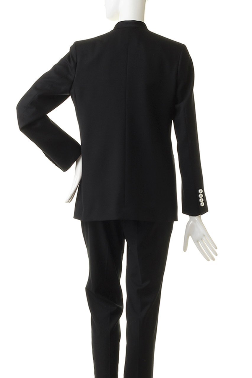 【チノ/CINOH】のBLACK FORMAL ノーカラージャケット 人気、トレンドファッション・服の通販 founy(ファニー) 　ファッション　Fashion　レディースファッション　WOMEN　アウター　Coat Outerwear　ジャケット　Jackets　ノーカラージャケット　No Collar Leather Jackets　エレガント 上品　Elegant　オケージョン　Occasion　シンプル　Simple　ジャケット　Jacket　パール　Pearl　フロント　Front　マニッシュ　Mannish　定番　Standard　other-4|ID: prp329100003026933 ipo3291000000031395432