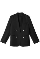 【チノ/CINOH】のBLACK FORMAL ノーカラージャケット ブラック×パール|ID: prp329100003026933 ipo3291000000032936102