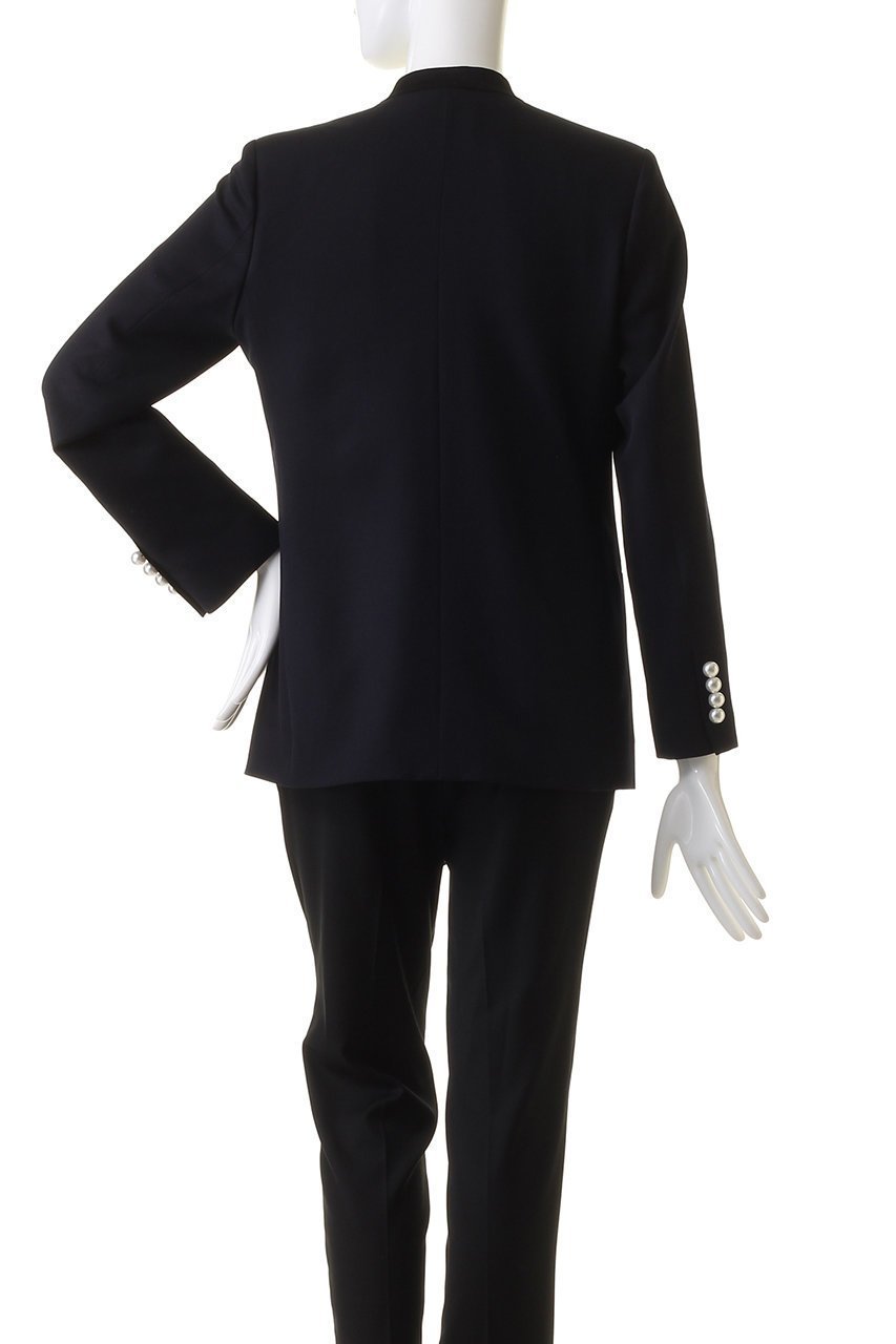 【チノ/CINOH】のBLACK FORMAL ノーカラージャケット 人気、トレンドファッション・服の通販 founy(ファニー) 　ファッション　Fashion　レディースファッション　Fashion for Women　アウター　Coat / Outerwear Collection　レディースジャケット・軽アウター　Jackets　ノーカラージャケット / シンプル上品コーデ　Collarless Jackets　エレガント 上品　Elegant　オケージョン　Occasion Wear　シンプル　Simple, Minimal　ジャケット　Jacket, Outerwear　パール　Pearl, Pearl Accent　フロント　Front, Front Design　マニッシュ　Mannish, Boyish　定番　Standard, Basic Item　other-4|ID: prp329100003026933 ipo3291000000032936133