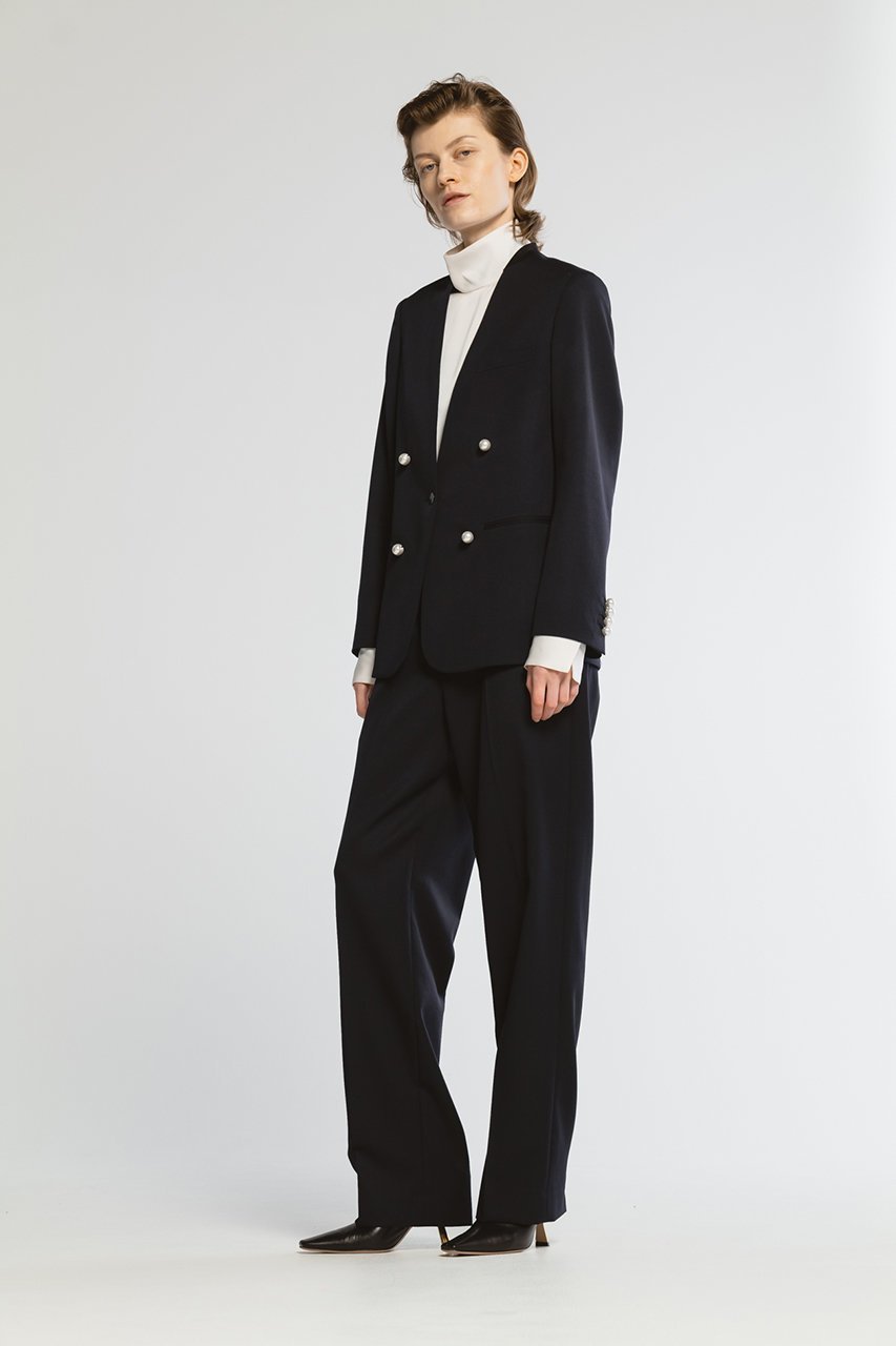 【チノ/CINOH】のBLACK FORMAL ノーカラージャケット 人気、トレンドファッション・服の通販 founy(ファニー) 　ファッション　Fashion　レディースファッション　Fashion for Women　アウター　Coat / Outerwear Collection　レディースジャケット・軽アウター　Jackets　ノーカラージャケット / シンプル上品コーデ　Collarless Jackets　エレガント 上品　Elegant　オケージョン　Occasion Wear　シンプル　Simple, Minimal　ジャケット　Jacket, Outerwear　パール　Pearl, Pearl Accent　フロント　Front, Front Design　マニッシュ　Mannish, Boyish　定番　Standard, Basic Item　other-8|ID: prp329100003026933 ipo3291000000032936162