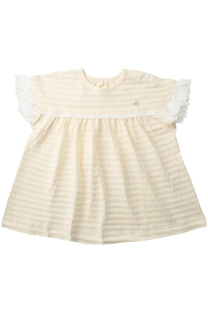 【プリスティン/PRISTINE】の【KIDSシャドウボーダーレース付きワンピース インテリア・キッズ・メンズ・レディースファッション・服の通販 founy(ファニー) https://founy.com/ ファッション Fashion レディースファッション Fashion for Women ワンピース Dresses ユニセックス Unisex, Genderless シャドー Shadow, Subtle Pattern シルバー Silver, Metallic Silver フェミニン Feminine, Girly ベビー Baby, Babywear ボーダー Border, Stripe レース Lace, Lace Fabric 半袖 Short Sleeve, Half Sleeve |ID: prp329100003029006 ipo3291000000033666304