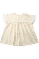 【プリスティン/PRISTINE】の【KIDSシャドウボーダーレース付きワンピース 人気、トレンドファッション・服の通販 founy(ファニー) ファッション Fashion レディースファッション Fashion for Women ワンピース Dresses ユニセックス Unisex, Genderless シャドー Shadow, Subtle Pattern シルバー Silver, Metallic Silver フェミニン Feminine, Girly ベビー Baby, Babywear ボーダー Border, Stripe レース Lace, Lace Fabric 半袖 Short Sleeve, Half Sleeve |ID:prp329100003029006