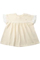 【プリスティン/PRISTINE】の【KIDSシャドウボーダーレース付きワンピース 人気、トレンドファッション・服の通販 founy(ファニー) ファッション Fashion レディースファッション Fashion for Women ワンピース Dresses ユニセックス Unisex, Genderless シャドー Shadow, Subtle Pattern シルバー Silver, Metallic Silver フェミニン Feminine, Girly ベビー Baby, Babywear ボーダー Border, Stripe レース Lace, Lace Fabric 半袖 Short Sleeve, Half Sleeve thumbnail ナチュラル|ID: prp329100003029006 ipo3291000000033666309