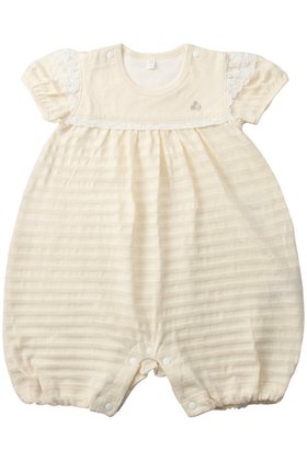 【プリスティン/PRISTINE】 【KIDSシャドウボーダーレース付きグレコ人気、トレンドファッション・服の通販 founy(ファニー) ファッション Fashion レディースファッション Fashion for Women トップス・カットソー Cut & Sew Tops ユニセックス Unisex, Genderless シャドー Shadow, Subtle Pattern シルバー Silver, Metallic Silver バルーン Balloon, Balloon Silhouette フェミニン Feminine, Girly ベビー Baby, Babywear ボーダー Border, Stripe レース Lace, Lace Fabric 半袖 Short Sleeve, Half Sleeve |ID:prp329100003029007