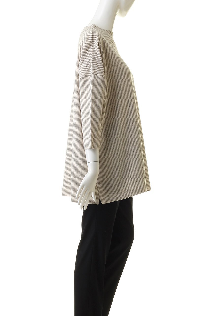 【プリスティン/PRISTINE】のヤクボーダーモックネックプルオーバー 人気、トレンドファッション・服の通販 founy(ファニー) 　ファッション　Fashion　レディースファッション　Fashion for Women　トップス・カットソー　Cut & Sew Tops　ニット　Knit Tops & Sweaters　カジュアルプルオーバー・ニットトップス　Pullovers & Knit Tops / Casual Pullovers　ボーダー　Border, Stripe　モックネック　Mock Neck, Short Turtleneck　other-3|ID: prp329100003029010 ipo3291000000032962193