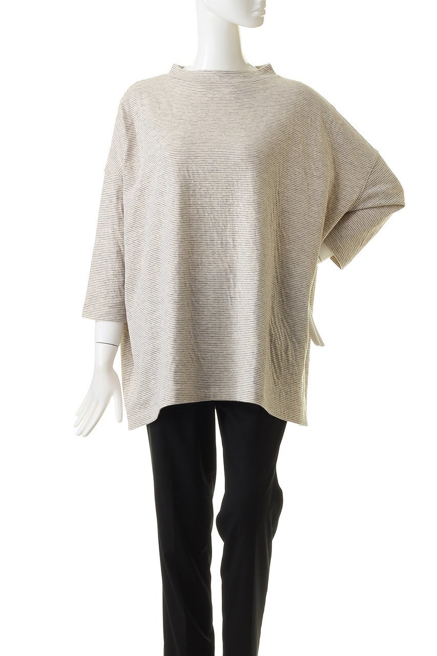 【プリスティン/PRISTINE】のヤクボーダーモックネックプルオーバー 人気、トレンドファッション・服の通販 founy(ファニー) 　ファッション　Fashion　レディースファッション　Fashion for Women　トップス・カットソー　Cut & Sew Tops　ニット　Knit Tops & Sweaters　カジュアルプルオーバー・ニットトップス　Pullovers & Knit Tops / Casual Pullovers　ボーダー　Border, Stripe　モックネック　Mock Neck, Short Turtleneck　other-2|ID: prp329100003029010 ipo3291000000036906655