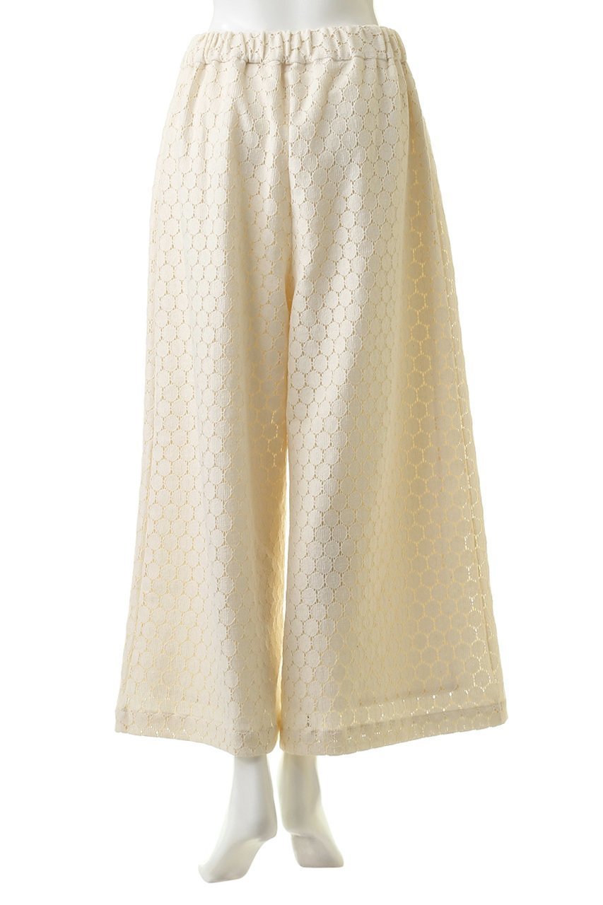 【プリスティン/PRISTINE】のサークルラッセルパンツ 人気、トレンドファッション・服の通販 founy(ファニー) 　ファッション　Fashion　レディースファッション　Fashion for Women　パンツ　Pants & Trousers　おすすめ　Recommended / Our Picks　サークル　Circle, Round Design　ジャケット　Jacket, Outerwear　セットアップ　Set-Up, Coordinated Outfit　ラッセル　Raschel, Raschel Lace　レース　Lace, Lace Fabric　ワイド　Wide, Wide Fit　other-4|ID: prp329100003029011 ipo3291000000035812711