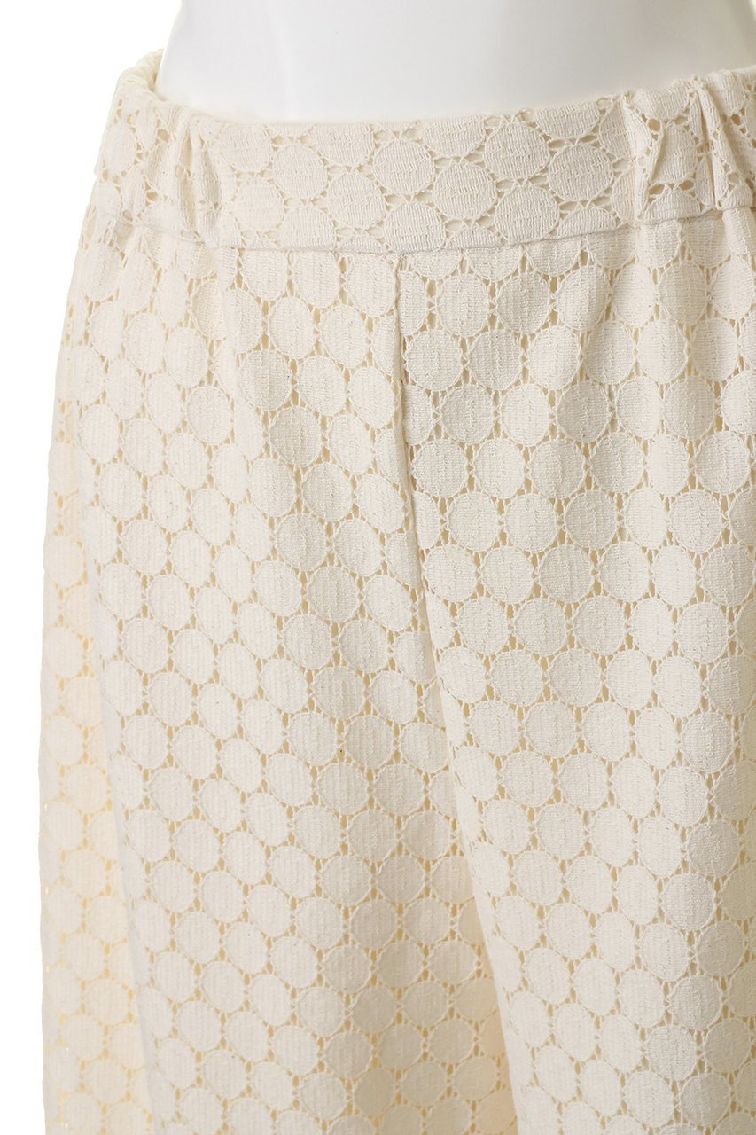 【プリスティン/PRISTINE】のサークルラッセルパンツ 人気、トレンドファッション・服の通販 founy(ファニー) 　ファッション　Fashion　レディースファッション　Fashion for Women　パンツ　Pants & Trousers　おすすめ　Recommended / Our Picks　サークル　Circle, Round Design　ジャケット　Jacket, Outerwear　セットアップ　Set-Up, Coordinated Outfit　ラッセル　Raschel, Raschel Lace　レース　Lace, Lace Fabric　ワイド　Wide, Wide Fit　other-5|ID: prp329100003029011 ipo3291000000036577941