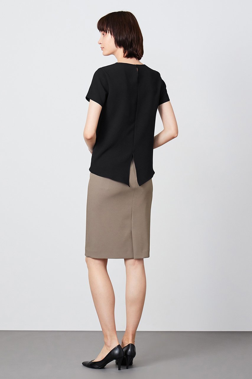 【ベイジ,/BEIGE,】のSHELBY(シェルビー)/ハーフスリーブブラウス 人気、トレンドファッション・服の通販 founy(ファニー) 　ファッション　Fashion　レディースファッション　Fashion for Women　トップス・カットソー　Cut & Sew Tops　シャツ・ブラウス・オフィスカジュアル　Elegant Blouses & Button-Ups　ロングTシャツ・Tシャツ　Longline T-Shirts & Tees　カットソー・ベーシックTシャツ　Cut-and-Sewn Tops / Stretch Tees & Basics　ショート　Short, Short Length　シンプル　Simple, Minimal　スリーブ　Sleeve, Long Sleeve / Short Sleeve　ラウンド　Round, Round Neck　半袖　Short Sleeve, Half Sleeve　定番　Standard, Basic Item　other-7|ID: prp329100003031018 ipo3291000000035532396