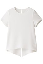 【ベイジ,/BEIGE,】のSHELBY(シェルビー)/ハーフスリーブブラウス 大人の最旬トレンドファッション＆コーディネート founy(ファウニー) ファッション Fashion レディースファッション Fashion for Women トップス・カットソー Cut & Sew Tops シャツ・ブラウス・オフィスカジュアル Elegant Blouses & Button-Ups ロングTシャツ・Tシャツ Longline T-Shirts & Tees カットソー・ベーシックTシャツ Cut-and-Sewn Tops / Stretch Tees & Basics ショート Short, Short Length シンプル Simple, Minimal スリーブ Sleeve, Long Sleeve / Short Sleeve ラウンド Round, Round Neck 半袖 Short Sleeve, Half Sleeve 定番 Standard, Basic Item thumbnail ホワイト|ID: prp329100003031018 ipo3291000000036668519