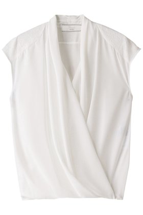 【ベイジ,/BEIGE,】 OLIVE(オリーブ)/ハーフスリーブブラウス人気、トレンドファッション・服の通販 founy(ファニー) ファッション Fashion レディースファッション Fashion for Women トップス・カットソー Cut & Sew Tops シャツ・ブラウス・オフィスカジュアル Elegant Blouses & Button-Ups オケージョン Occasion Wear ショート Short, Short Length シンプル Simple, Minimal ジャケット Jacket, Outerwear スリーブ Sleeve, Long Sleeve / Short Sleeve ドレープ Drape, Draping Fabric レース Lace, Lace Fabric エレガント 上品 Elegant |ID:prp329100003031019