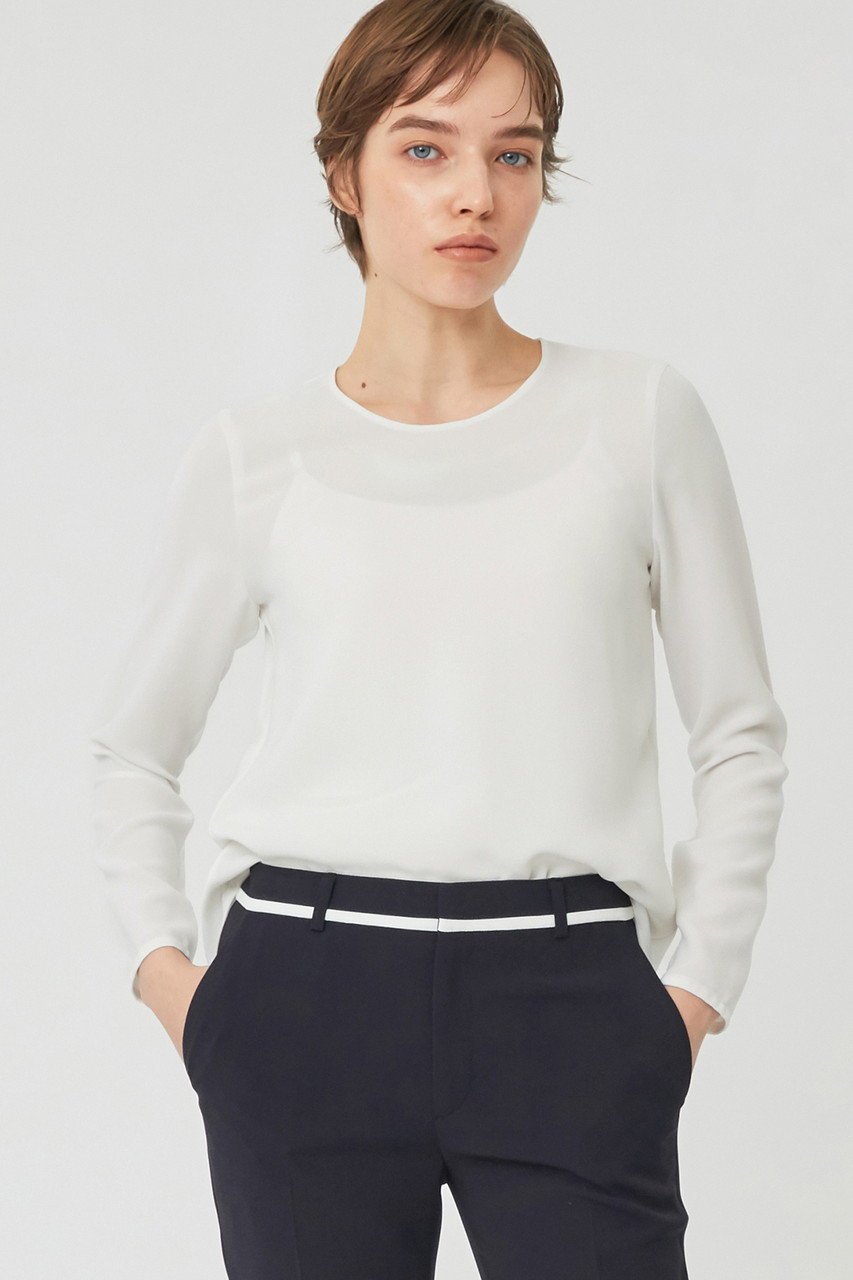 【ベイジ,/BEIGE,】のSHELBY(シェルビー)/ロングスリーブブラウス 人気、トレンドファッション・服の通販 founy(ファニー) 　ファッション　Fashion　レディースファッション　Fashion for Women　トップス・カットソー　Cut & Sew Tops　シャツ・ブラウス・オフィスカジュアル　Elegant Blouses & Button-Ups　インナー　Innerwear　カーディガン　Cardigan, Knitwear　シンプル　Simple, Minimal　ジャケット　Jacket, Outerwear　スリーブ　Sleeve, Long Sleeve / Short Sleeve　パーティ　Party, Party Style　フィット　Fit, Slim Fit　ボトム　Bottoms, Lower Wear　ロング　Long, Long-Length　other-7|ID: prp329100003031021 ipo3291000000036386710