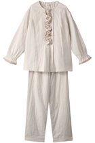 【イクコ/IKUKO】のトリプルガーゼ パジャマ 人気、トレンドファッション・服の通販 founy(ファニー) ファッション Fashion レディースファッション Fashion for Women サテン Satin, Glossy Fabric トリプル Triple, Three Layers パジャマ Pajamas, Sleepwear フェミニン Feminine, Girly フリル Frill, Ruffle リボン Ribbon, Bow thumbnail サンドベージュ|ID: prp329100003031092 ipo3291000000032832170