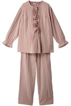 【イクコ/IKUKO】のトリプルガーゼ パジャマ 人気、トレンドファッション・服の通販 founy(ファニー) ファッション Fashion レディースファッション Fashion for Women サテン Satin, Glossy Fabric トリプル Triple, Three Layers パジャマ Pajamas, Sleepwear フェミニン Feminine, Girly フリル Frill, Ruffle リボン Ribbon, Bow thumbnail ピンク|ID: prp329100003031092 ipo3291000000032832171