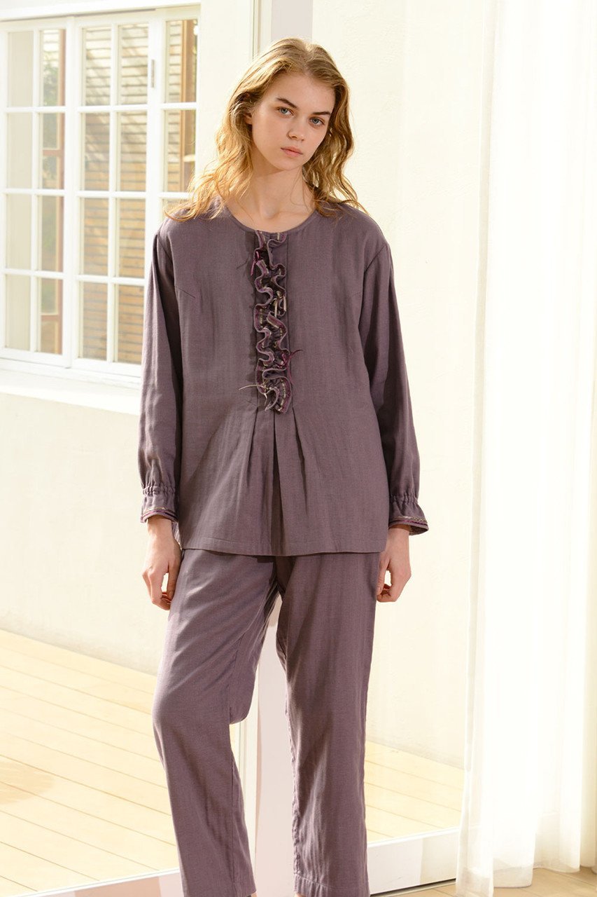 【イクコ/IKUKO】のトリプルガーゼ パジャマ 人気、トレンドファッション・服の通販 founy(ファニー) 　ファッション　Fashion　レディースファッション　Fashion for Women　サテン　Satin, Glossy Fabric　トリプル　Triple, Three Layers　パジャマ　Pajamas, Sleepwear　フェミニン　Feminine, Girly　フリル　Frill, Ruffle　リボン　Ribbon, Bow　other-7|ID: prp329100003031092 ipo3291000000032832178