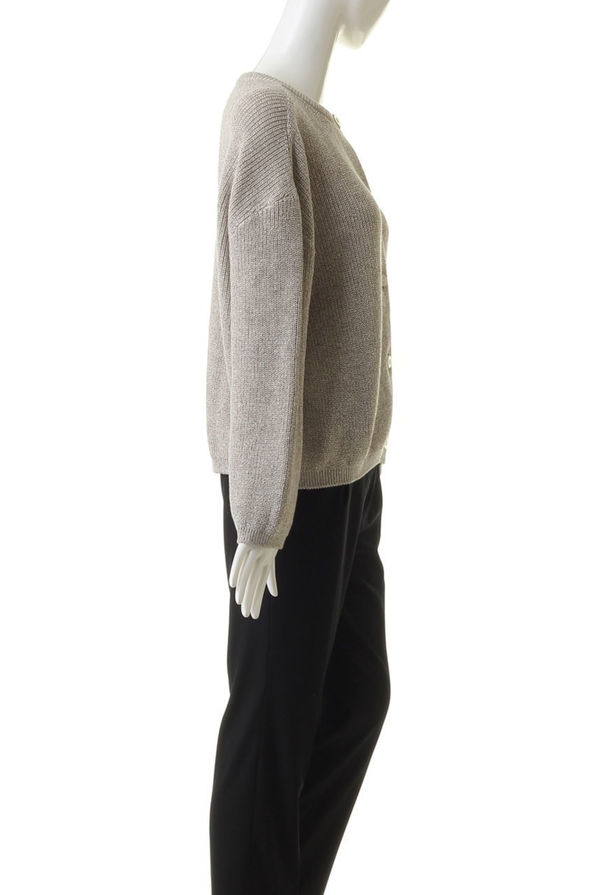 【プリスティン/PRISTINE】のCLY片畦カーディガン 人気、トレンドファッション・服の通販 founy(ファニー) 　ファッション　Fashion　レディースファッション　Fashion for Women　トップス・カットソー　Cut & Sew Tops　ニット　Knit Tops & Sweaters　カーディガン・羽織り　Layered Style Cardigans　カーディガン　Cardigan, Knitwear　シンプル　Simple, Minimal　リネン　Linen, Linen Fabric　畦　Ribbed Knit　other-3|ID: prp329100003046276 ipo3291000000036593555