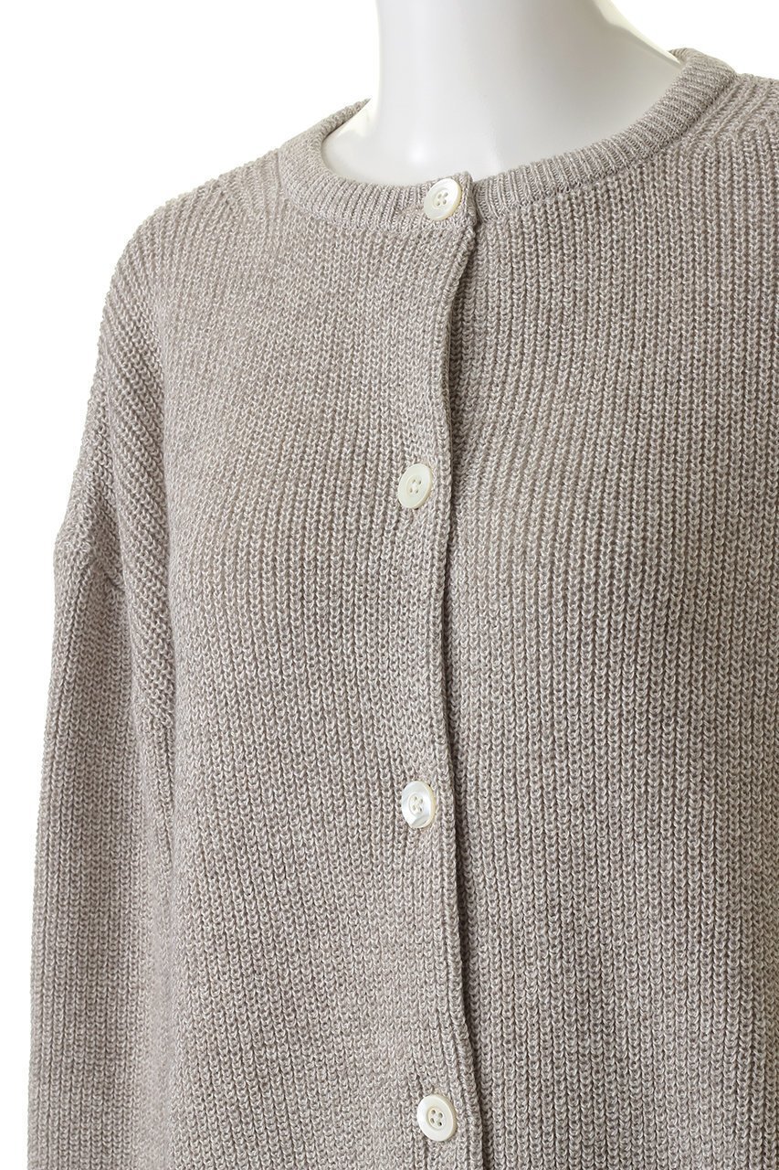 【プリスティン/PRISTINE】のCLY片畦カーディガン 人気、トレンドファッション・服の通販 founy(ファニー) 　ファッション　Fashion　レディースファッション　Fashion for Women　トップス・カットソー　Cut & Sew Tops　ニット　Knit Tops & Sweaters　カーディガン・羽織り　Layered Style Cardigans　カーディガン　Cardigan, Knitwear　シンプル　Simple, Minimal　リネン　Linen, Linen Fabric　畦　Ribbed Knit　other-5|ID: prp329100003046276 ipo3291000000036593557