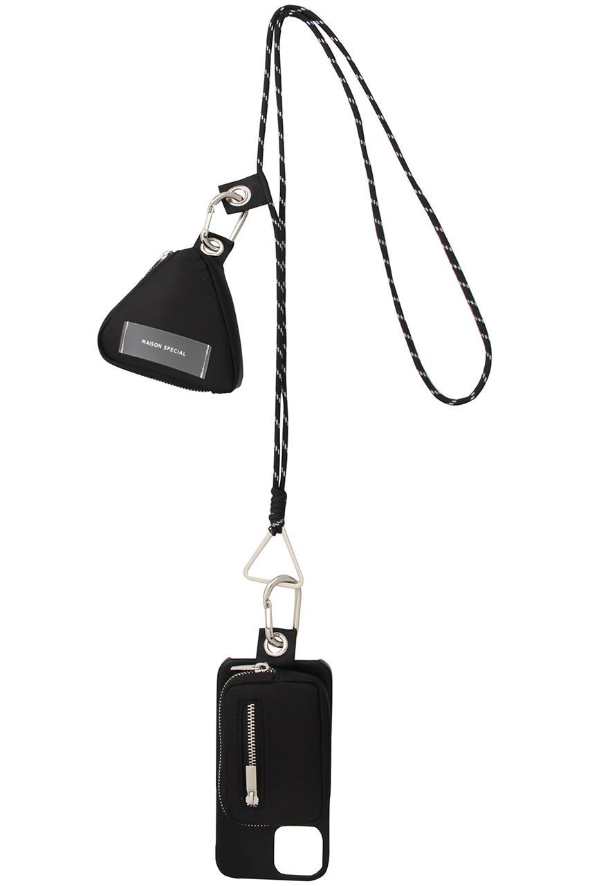 【メゾンスペシャル/MAISON SPECIAL】のナイロンiPhoneケース インテリア・キッズ・メンズ・レディースファッション・服の通販 founy(ファニー) ファッション Fashion レディースファッション Fashion for Women アクセサリー Fashion Accessories 人気 Popular, Best Seller ポケット Pocket, Pocket Detail ポーチ Pouch, Small Case ラップ Wrap, Wrap Design 再入荷 Restock / Back in Stock おすすめ Recommended / Our Picks iPhone アイフォーン iPhone BLK(ブラック)|ID: prp329100003046284 ipo3291000000034908941