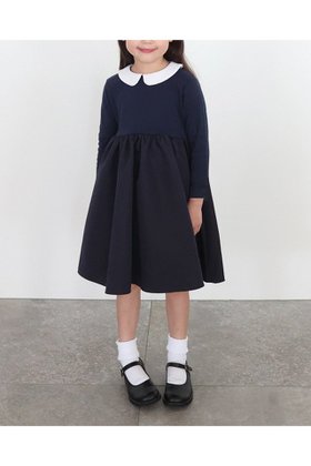 【アミカ/AMICA / KIDS】の【KIDS】ネイビーセレモニードレス 人気、トレンドファッション・服の通販 founy(ファニー) ファッション Fashion キッズファッション KIDS ワンピース Dress/Kids グログラン Grosgrain ジャージー Jersey セレモニー Ceremony バレエ Ballet モダン Modern 定番 Standard |ID:prp329100003048521