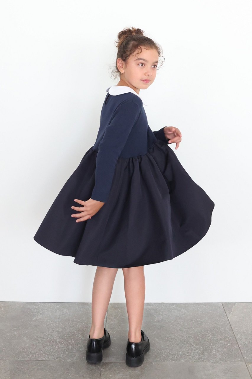 【アミカ/AMICA / KIDS】の【KIDS】ネイビーセレモニードレス 人気、トレンドファッション・服の通販 founy(ファニー) 　ファッション　Fashion　キッズファッション　Fashion for Kids　ワンピース　Dresses　グログラン　Grosgrain, Grosgrain Ribbon　セレモニー　Ceremony　バレエ　Ballet, Ballet Style　モダン　Modern, Contemporary　定番　Standard, Basic Item　other-2|ID: prp329100003048521 ipo3291000000032844067