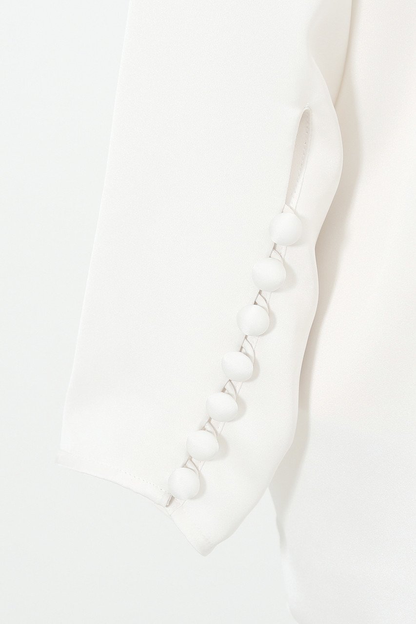 【デザイン ワークス/DESIGN WORKS】のサテンリボンブラウス 人気、トレンドファッション・服の通販 founy(ファニー) 　ファッション　Fashion　レディースファッション　WOMEN　トップス・カットソー　Tops/Tshirt　シャツ/ブラウス　Shirts/Blouses　ウォッシャブル　Washable　サテン　Satin　スリーブ　Sleeve　ダブル　Double　ロング　Long　定番　Standard　長袖　Long Sleeve　other-4|ID: prp329100003053771 ipo3291000000031420382