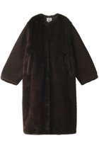 【クラネ/CLANE】のMIX FUR COCOON COAT ブラウン|ID: prp329100003053776 ipo3291000000032917855