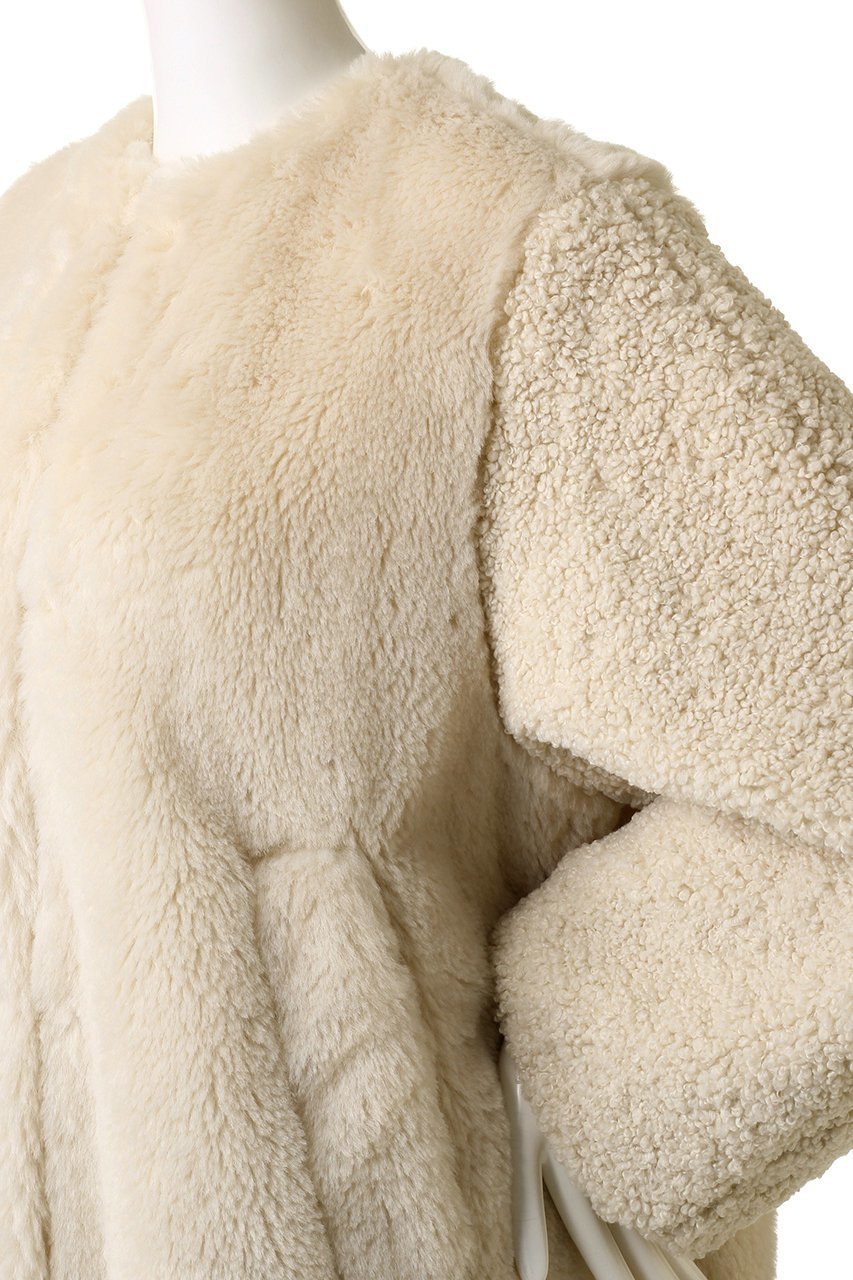 【クラネ/CLANE】のMIX FUR COCOON COAT 人気、トレンドファッション・服の通販 founy(ファニー) 　ファッション　Fashion　レディースファッション　Fashion for Women　アウター　Coat / Outerwear Collection　コート・ロングコート・ピーコート　Long Coats, Peacoats & More　シンプル　Simple, Minimal　ロング　Long, Long-Length　other-5|ID: prp329100003053776 ipo3291000000032917899