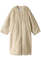 【クラネ/CLANE】のMIX FUR COCOON COAT アイボリー|ID: prp329100003053776 ipo3291000000036222197