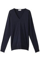 【プレインピープル/PLAIN PEOPLE】の【JOHN SMEDLEY】WネームVネックニットプルオーバー 人気、トレンドファッション・服の通販 founy(ファニー) ファッション Fashion レディースファッション WOMEN トップス・カットソー Tops/Tshirt ニット Knit Tops プルオーバー Pullover Vネック V-Neck A/W・秋冬 Aw・Autumn/Winter・Fw・Fall-Winter シンプル Simple 定番 Standard thumbnail ネイビー|ID: prp329100003056163 ipo3291000000021529375