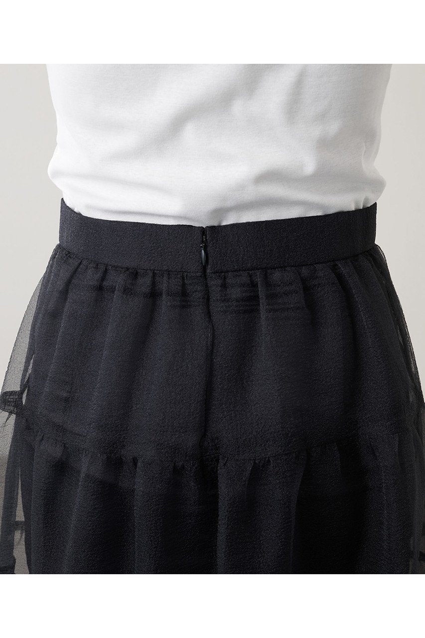【ウィムガゼット/Whim Gazette】のオーガンジーボリュームスカート 人気、トレンドファッション・服の通販 founy(ファニー) 　ファッション　Fashion　レディースファッション　Fashion for Women　スカート　Skirts　ロングスカート　Long Skirts / Maxi & Midi Skirts　オーガンジー　Organza Fabric　スリット　Slit, Slit Detail　ティアードスカート　Tiered Skirt, Flounced Skirt　ロマンティック　Romantic, Feminine Style　ロング　Long, Long-Length　ワッシャー　Washer, Crinkled Finish　エレガント 上品　Elegant　other-3|ID: prp329100003056190 ipo3291000000033706016