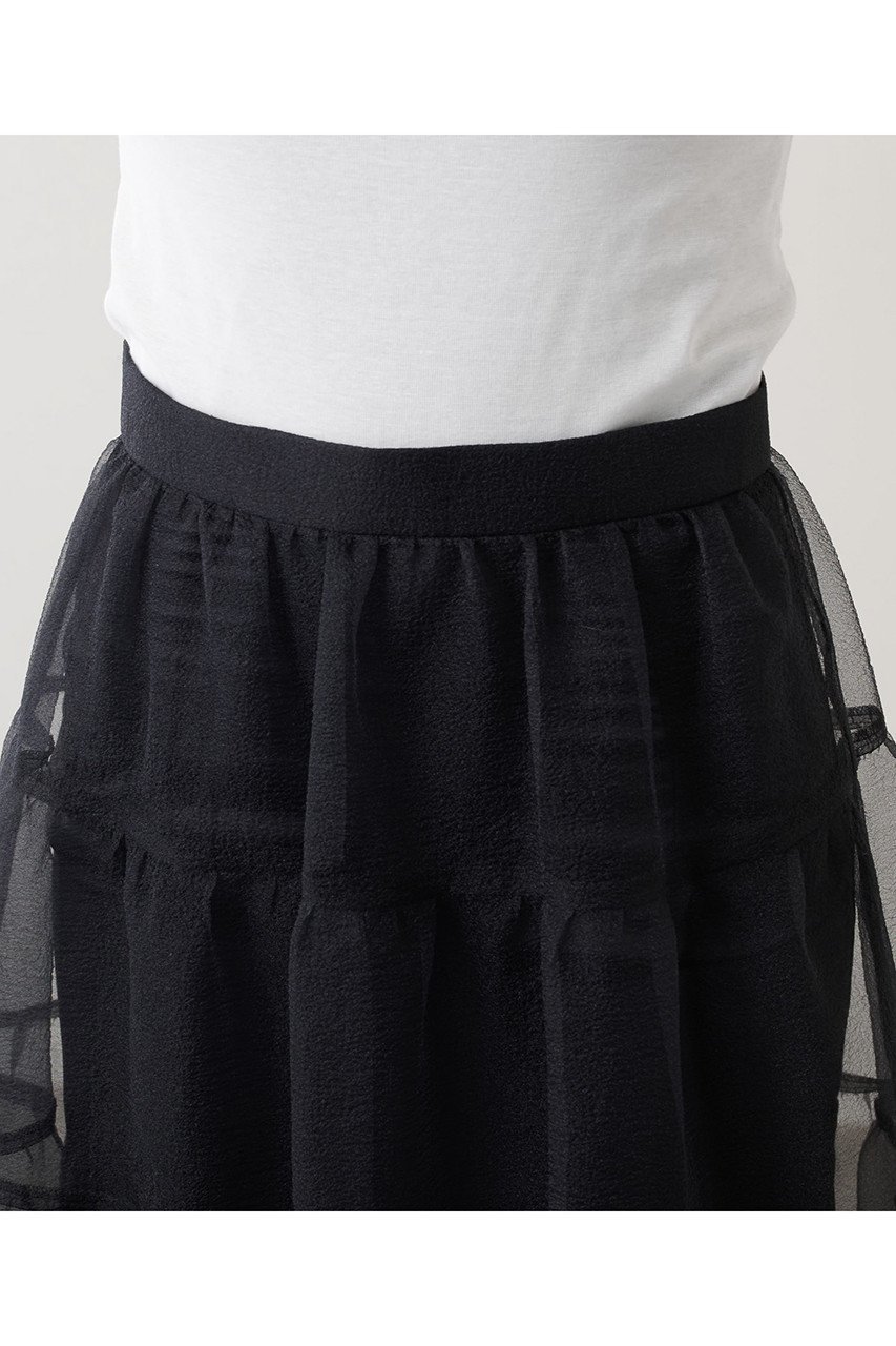 【ウィムガゼット/Whim Gazette】のオーガンジーボリュームスカート 人気、トレンドファッション・服の通販 founy(ファニー) 　ファッション　Fashion　レディースファッション　Fashion for Women　スカート　Skirts　ロングスカート　Long Skirts / Maxi & Midi Skirts　オーガンジー　Organza Fabric　スリット　Slit, Slit Detail　ティアードスカート　Tiered Skirt, Flounced Skirt　ロマンティック　Romantic, Feminine Style　ロング　Long, Long-Length　ワッシャー　Washer, Crinkled Finish　エレガント 上品　Elegant　再入荷　Restock / Back in Stock　other-2|ID: prp329100003056190 ipo3291000000035724776