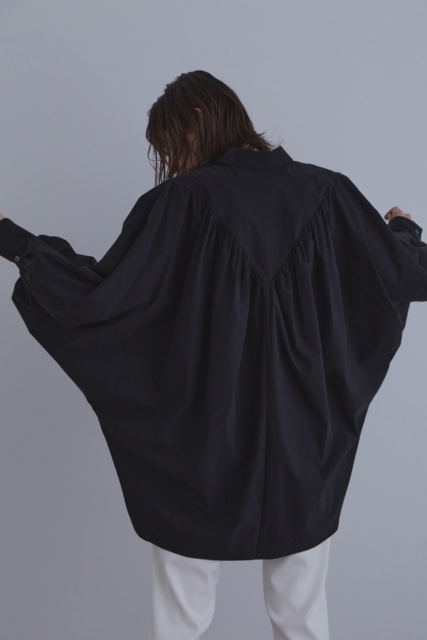 【ル フィル/LE PHIL】のSOLOTEXブロードブラウス 人気、トレンドファッション・服の通販 founy(ファニー) 　ファッション　Fashion　レディースファッション　WOMEN　トップス・カットソー　Tops/Tshirt　シャツ/ブラウス　Shirts/Blouses　ギャザー　Gather　スリーブ　Sleeve　ブロード　Broad　ロング　Long　other-2|ID: prp329100003058311 ipo3291000000031418853