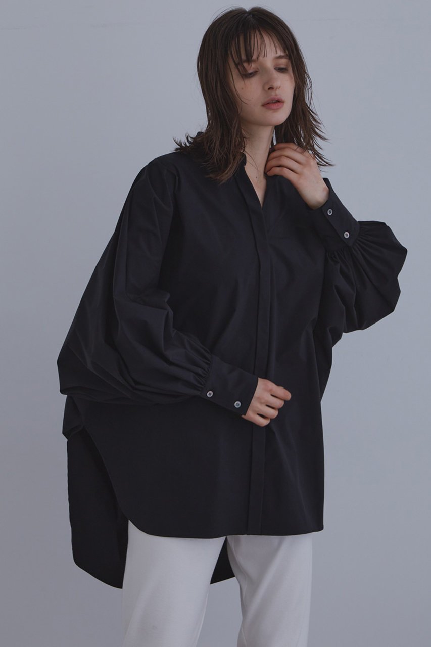 【ル フィル/LE PHIL】のSOLOTEXブロードブラウス 人気、トレンドファッション・服の通販 founy(ファニー) 　ファッション　Fashion　レディースファッション　WOMEN　トップス・カットソー　Tops/Tshirt　シャツ/ブラウス　Shirts/Blouses　ギャザー　Gather　スリーブ　Sleeve　ブロード　Broad　ロング　Long　other-4|ID: prp329100003058311 ipo3291000000031418860