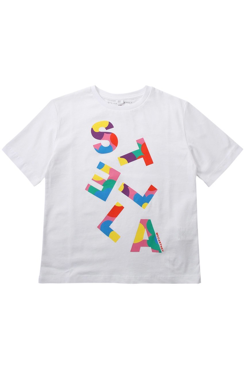 【ステラ マッカートニー/STELLA McCARTNEY / KIDS】の【KIDS】レインボーロゴプリントコットンTシャツ 人気、トレンドファッション・服の通販 founy(ファニー) 　ファッション　Fashion　キッズファッション　KIDS　トップス・カットソー　Tops/Tees/Kids　カラフル　シンプル　プリント　 other-1|ID: prp329100003061800 ipo3291000000020827836