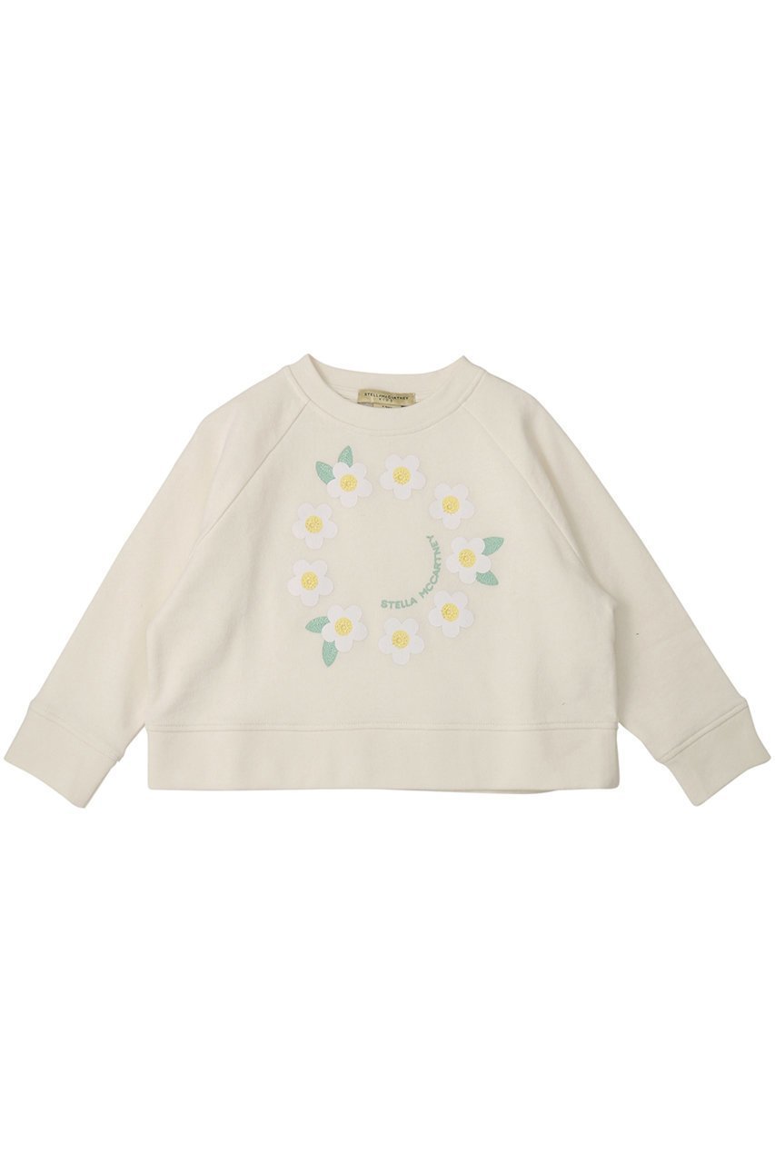 【ステラ マッカートニー/STELLA McCARTNEY / KIDS】の【KIDS】スウェットシャツ 人気、トレンドファッション・服の通販 founy(ファニー) 　ファッション　Fashion　キッズファッション　KIDS　トップス・カットソー　Tops/Tees/Kids　サークル　Circle　スニーカー　Sneakers　デニム　Denim　フェミニン　Feminine　フラワー　Flower　プリント　Print　モチーフ　Motif　 other-1|ID: prp329100003061801 ipo3291000000026950293