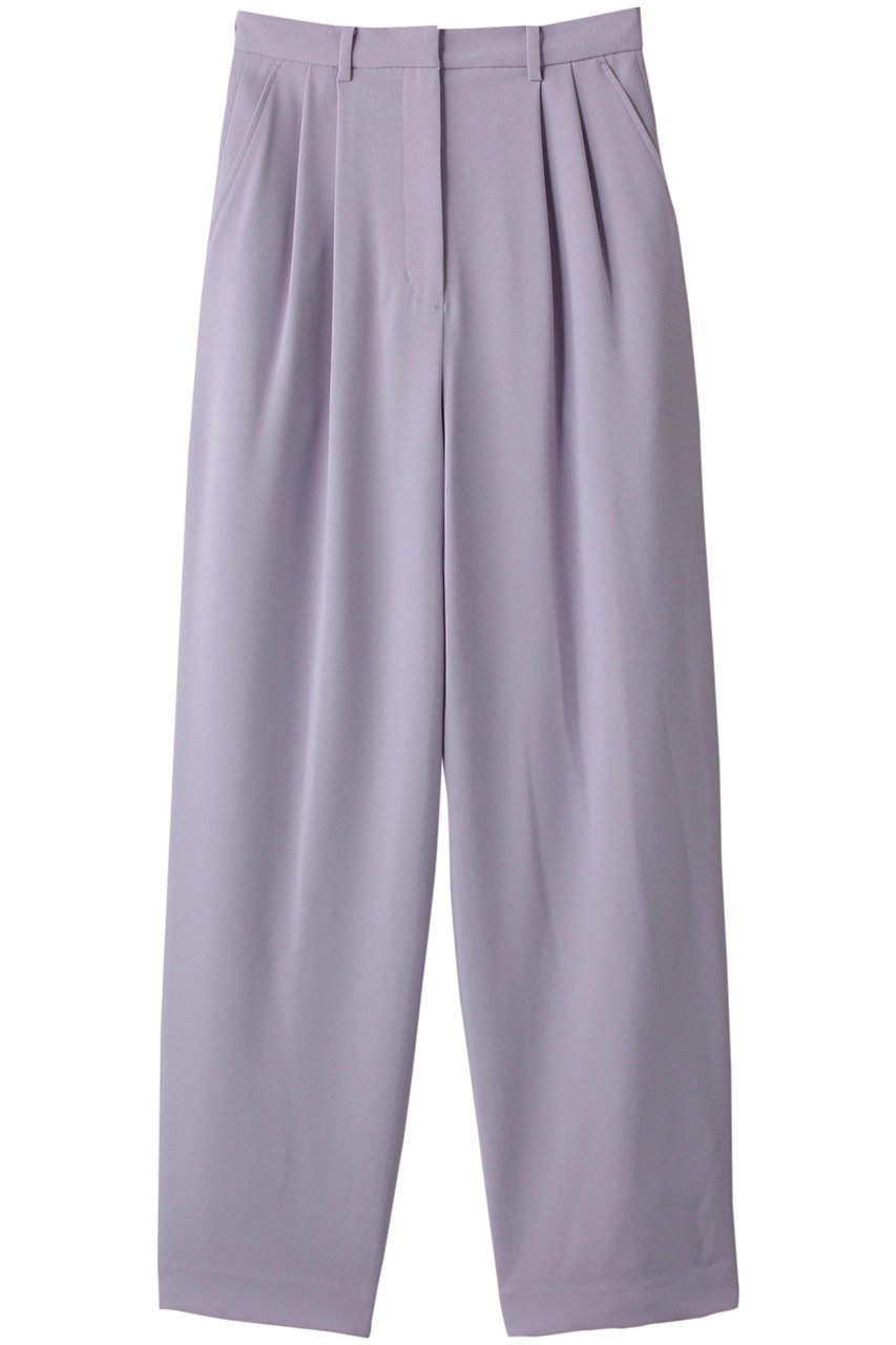 【クラネ/CLANE】のBASIC TUCK PANTS パンツ インテリア・キッズ・メンズ・レディースファッション・服の通販 founy(ファニー) 　ファッション　Fashion　レディースファッション　Fashion for Women　パンツ　Pants & Trousers　ベーシック　Basic, Essential　ライトパープル|ID: prp329100003066664 ipo3291000000032830609