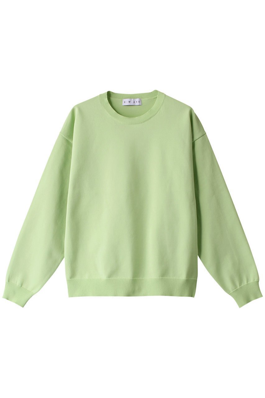 【リムアーク/RIM.ARK】のBasic R-neck knit PO(SMALL)/ニット インテリア・キッズ・メンズ・レディースファッション・服の通販 founy(ファニー) 　ファッション　Fashion　レディースファッション　Fashion for Women　トップス・カットソー　Cut & Sew Tops　ニット　Knit Tops & Sweaters　カジュアルプルオーバー・ニットトップス　Pullovers & Knit Tops / Casual Pullovers　インナー　Innerwear　カットソー　Cut and Sewn Top　スウェット / スエット　Sweatshirt, Sweatwear　定番　Standard, Basic Item　ライトグリーン|ID: prp329100003067852 ipo3291000000035721855
