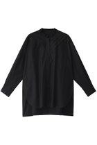 【ル フィル/LE PHIL】のTCブロードブラウス 人気、トレンドファッション・服の通販 founy(ファニー) ファッション Fashion レディースファッション Fashion for Women トップス・カットソー Cut & Sew Tops シャツ・ブラウス・オフィスカジュアル Elegant Blouses & Button-Ups グログラン Grosgrain, Grosgrain Ribbon スリット Slit, Slit Detail スリーブ Sleeve, Long Sleeve / Short Sleeve フロント Front, Front Design ブロード Broadcloth, Fine Cotton ラウンド Round, Round Neck ロング Long, Long-Length thumbnail ブラック|ID: prp329100003069503 ipo3291000000036448600