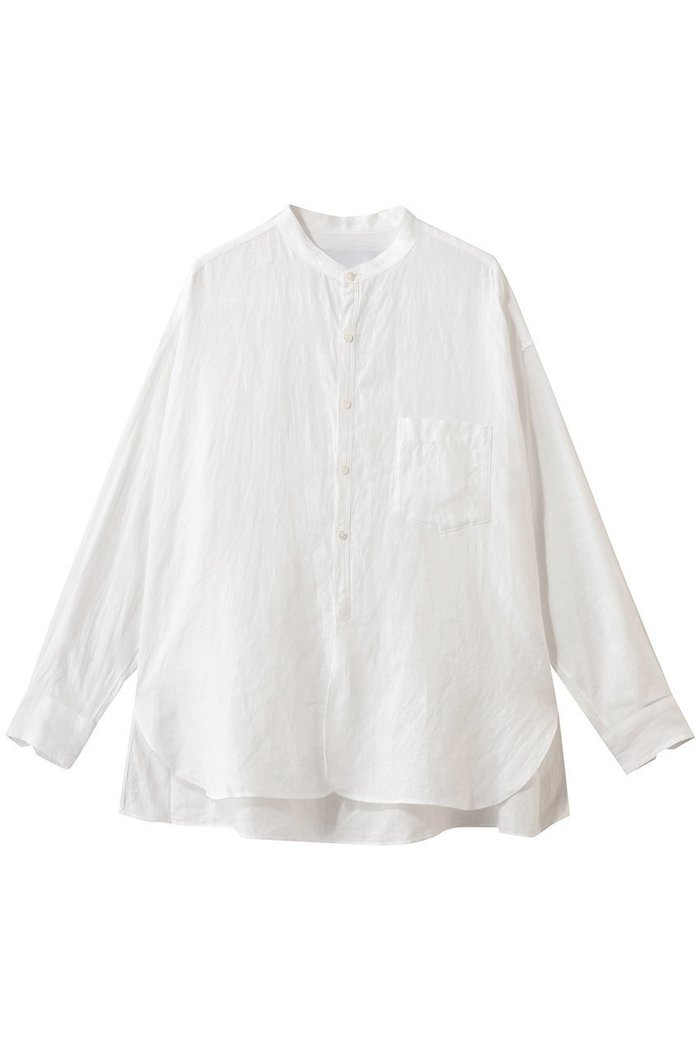 【ティッカ/TICCA】のリネンノーカラーシャツ インテリア・キッズ・メンズ・レディースファッション・服の通販 founy(ファニー) https://founy.com/ ファッション Fashion レディースファッション Fashion for Women トップス・カットソー Cut & Sew Tops シャツ・ブラウス・オフィスカジュアル Elegant Blouses & Button-Ups 2026年 2026 スリーブ Sleeve, Long Sleeve / Short Sleeve リネン Linen, Linen Fabric ロング Long, Long-Length エレガント 上品 Elegant 夏 Summer 春 Spring S/S・春夏 SS, Spring/Summer, Warm Season 羽織 Haori, Light Jacket |ID: prp329100003069535 ipo3291000000036092759