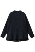 【ティッカ/TICCA】のリネンノーカラーシャツ ネイビー|ID: prp329100003069535 ipo3291000000036092764